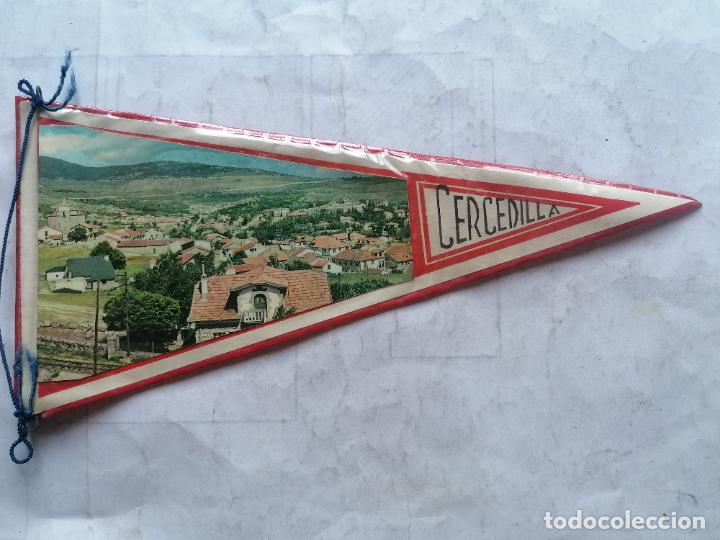 Galhardetes de cole&ccedil;&atilde;o: ANTIGUO BANDERIN, CERCEDILLA, MEDIDAS 28 X 15 CM