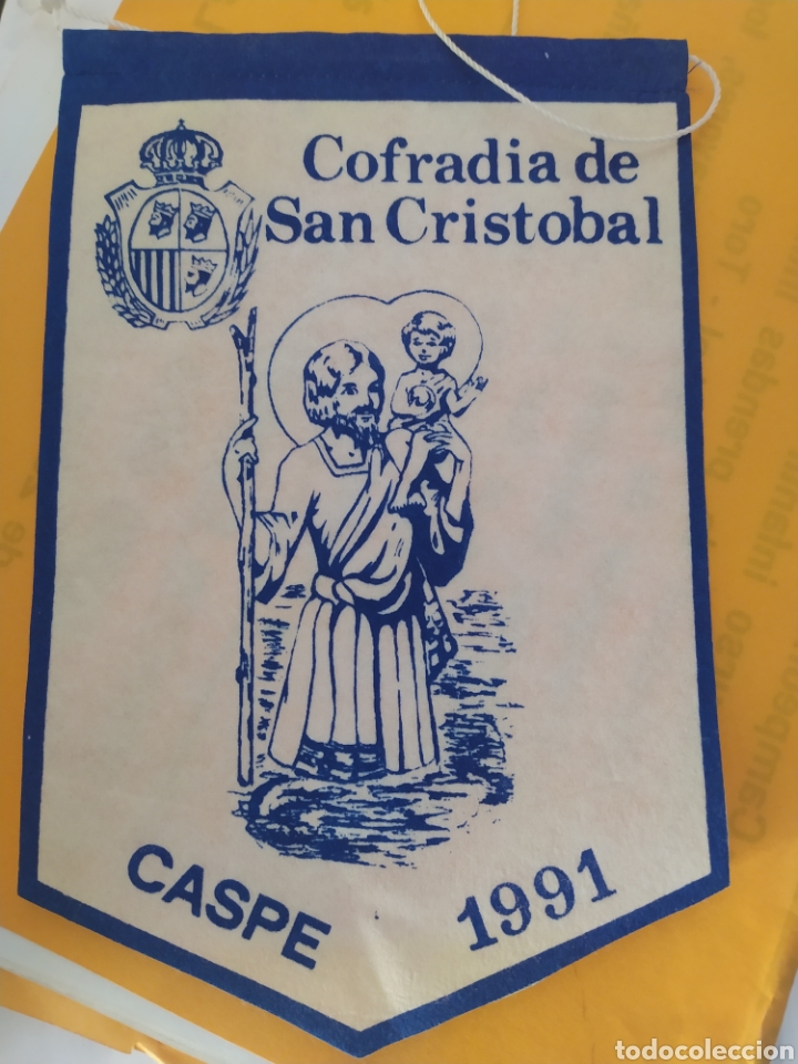 Banderines de colecci&oacute;n: Gofrera de San Crist&oacute;bal Caspe - Foto 1