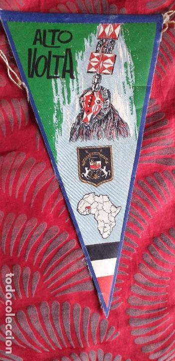 Sammlung von Wimpeln: BANDERINES-BA7-ALTO VOLTA