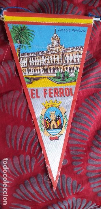 Sammlung von Wimpeln: BANDERINES-BA7-EL FERROL