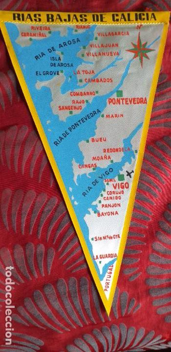 Sammlung von Wimpeln: BANDERINES-BA7-RIAS BAJAS DE GALICIA