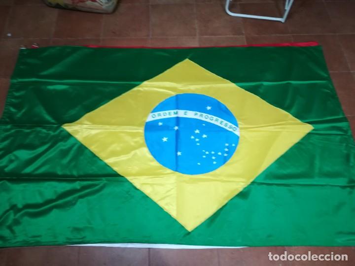 Fanions de collection: BANDERA BRASIL , 120 X 200 CM , NUEVA
