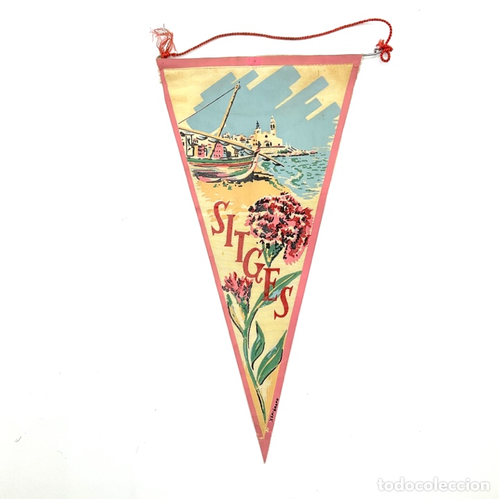 Galhardetes de cole&ccedil;&atilde;o: Bander&iacute;n antiguo tur&iacute;stico - SITGES