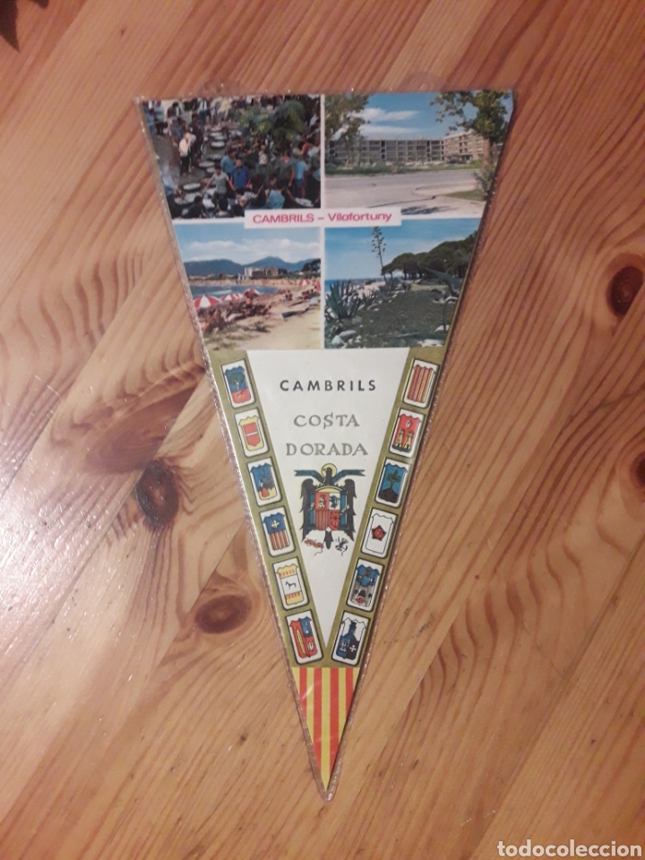 Collection pennants: Banderin Cambrils Vilafortuny Costa dorada Escudo Franquista