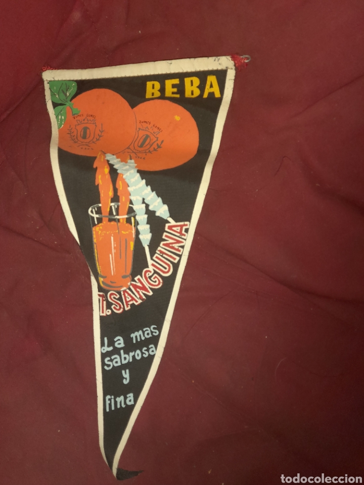 Bandierine di collezione: ANTIGUO UNICO?BANDERIN BEBA REFRESCO T. SANGUINA LA M&Aacute;S SABROSA Y FINA