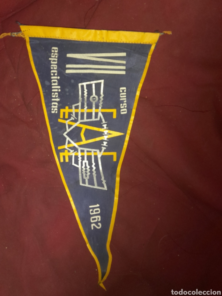 Galhardetes de cole&ccedil;&atilde;o: ANTIGUO UNICO?BANDERIN VII CURSO ESPECILIDADES 1962