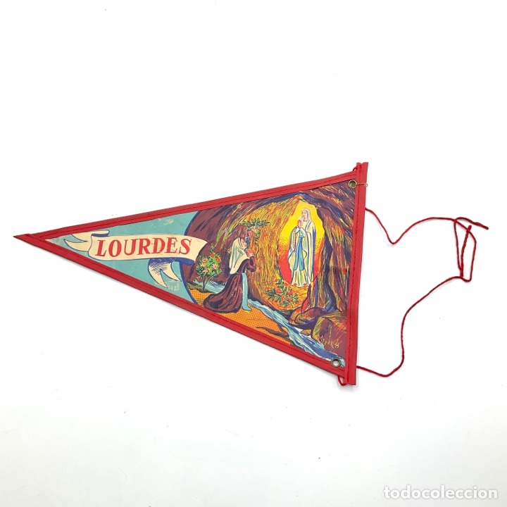 Galhardetes de cole&ccedil;&atilde;o: Bander&iacute;n antiguo religioso - LOURDES