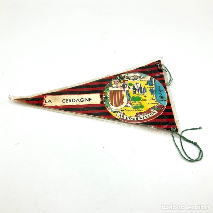 Fanions de collection: Bander&iacute;n antiguo - LA CERDAGNE LE ROUISSILLON BOURG MADAME