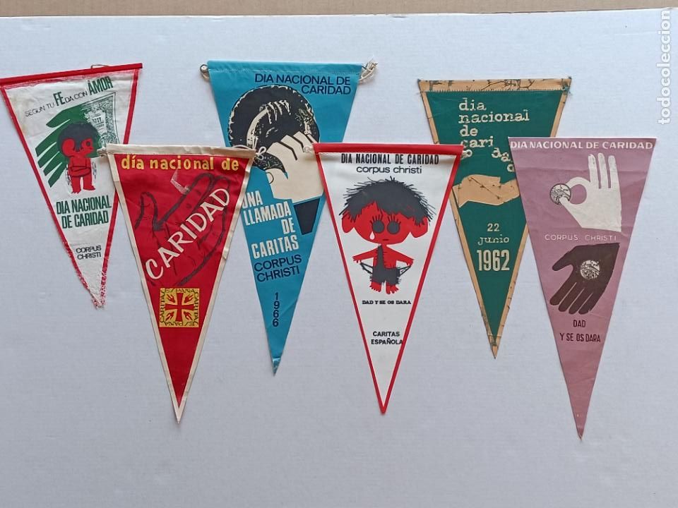 Fanions de collection: BANDERIN DIA NACIONAL DE CARIDAD