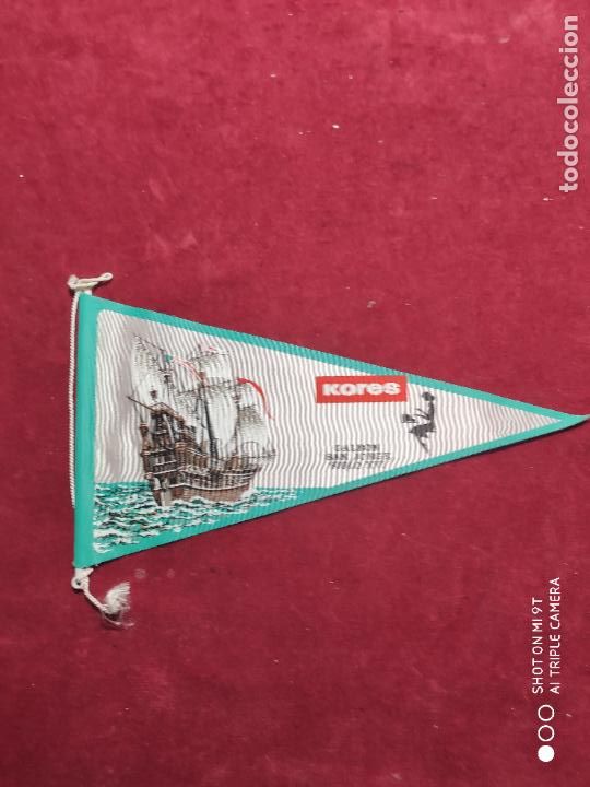 Fanions de collection: BANDERIN KORES GALEON SAN JORGE SIGLO XVI 27 CM