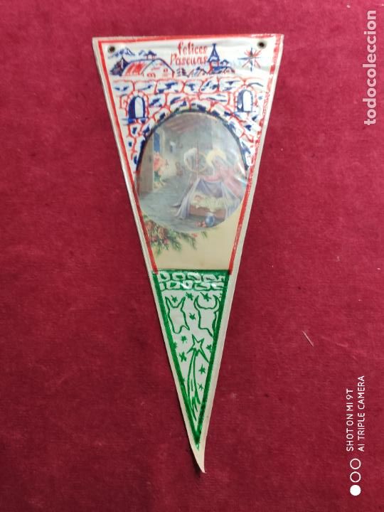 Fanions de collection: banderin fiesta de pascua 1964 29 cm