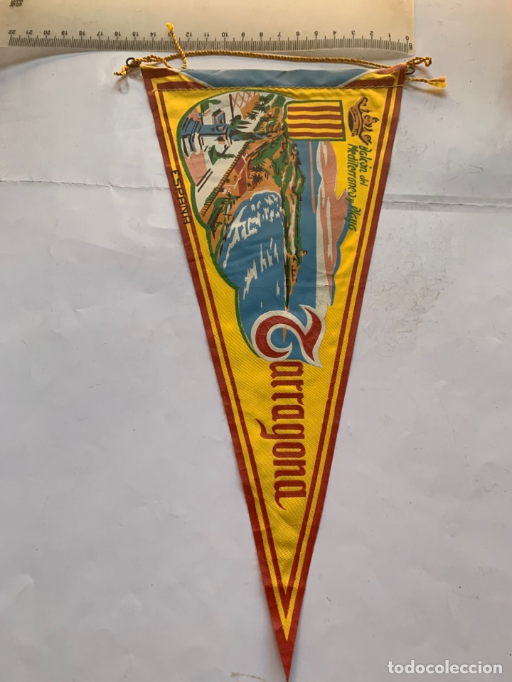 Fanions de collection: BANDER&Iacute;N. TARRAGONA. BALC&Oacute;N DEL MEDITERR&Aacute;NEO.