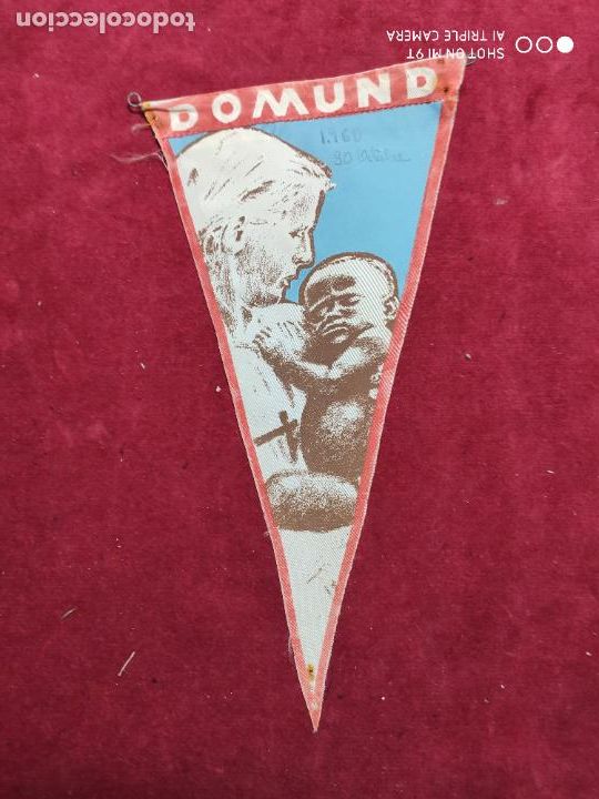 Banderines de colecci&oacute;n: banderin domund 1960 29 cm