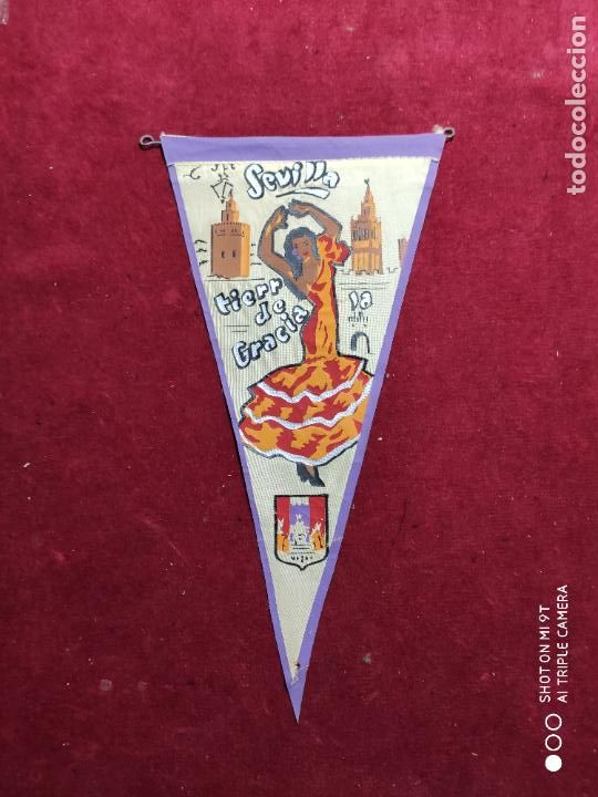 Sammlung von Wimpeln: SEVILLA TIERRA DE LA GRACIA 27 CM EL DE LA IMAGEN