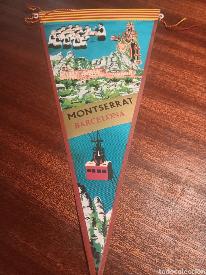 Banderines de colecci&oacute;n: BANDERIN DE MONTSERRAT BARCELONA