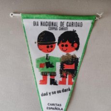 Banderines de colección: BANDERIN DÍA NACIONAL DE CARIDAD CÁRITAS ESPAÑOLA
