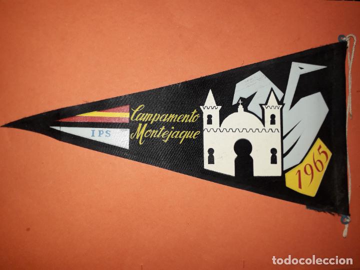 Banderines de colecci&oacute;n: CAMPAMENTO DE MONTEJAQUE 1965 IPS - Foto 1
