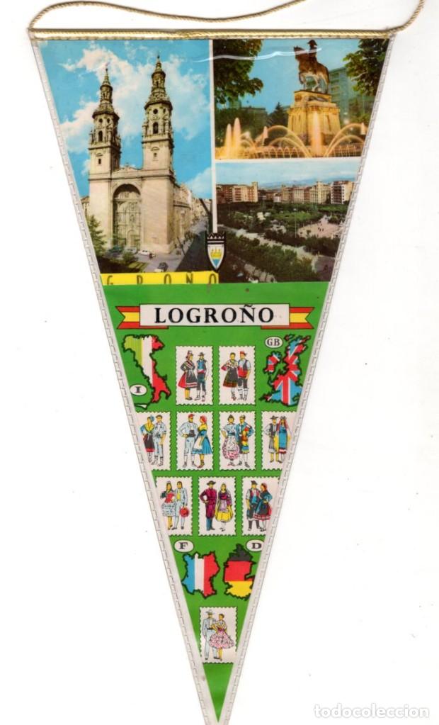 Banderines de colecci&oacute;n: LOGRO&Ntilde;O *** ESPA&Ntilde;A - Foto 1