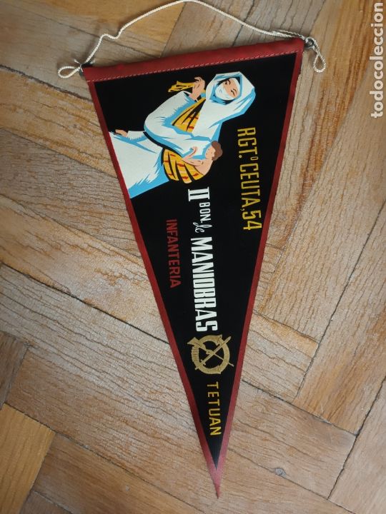 Galhardetes de cole&ccedil;&atilde;o: RGT.54.II BON TETUAN. INFANTERIA. NUEVO A ESTRENAR. RARO.