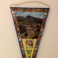 Banderines de colección: BANDERÍN DE CASTELLAR DE N'HUG (BARCELONA) - AÑOS 60. Lote 355897450
