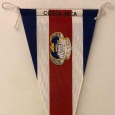 Banderines de colección: BANDERÍN CON LA BANDERA DE COSTA RICA - AÑOS 60. Lote 355965670