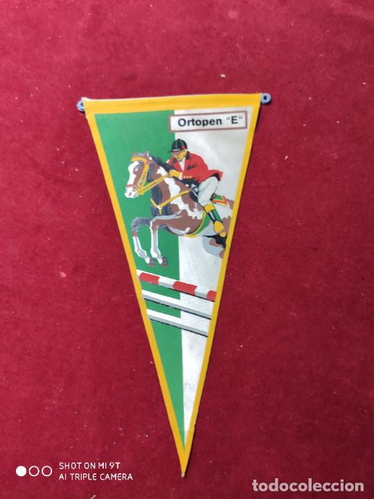 Fanions de collection: banderin ortopen &rdquo;E&rdquo; publicidad medicamento 27 cm