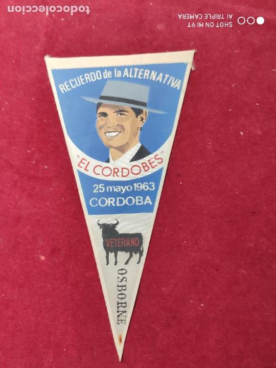 Fanions de collection: banderin alternativa el cordobes 1963 cordoba