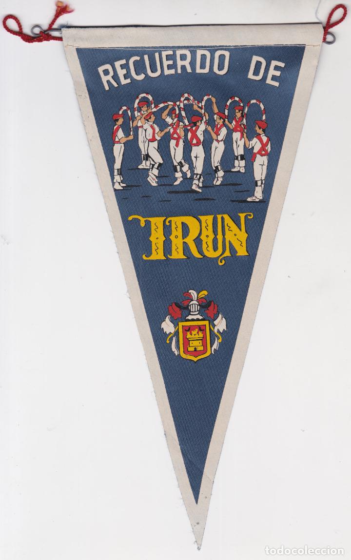 Fanions de collection: ANTIGUO BANDERIN RECUERDO DE IRUN