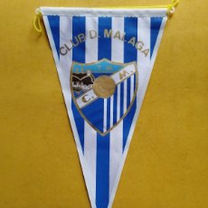 Banderines de colección: ANTIGUO BANDERIN CLUB D. MÁLAGA. 27CM.. Lote 365945301