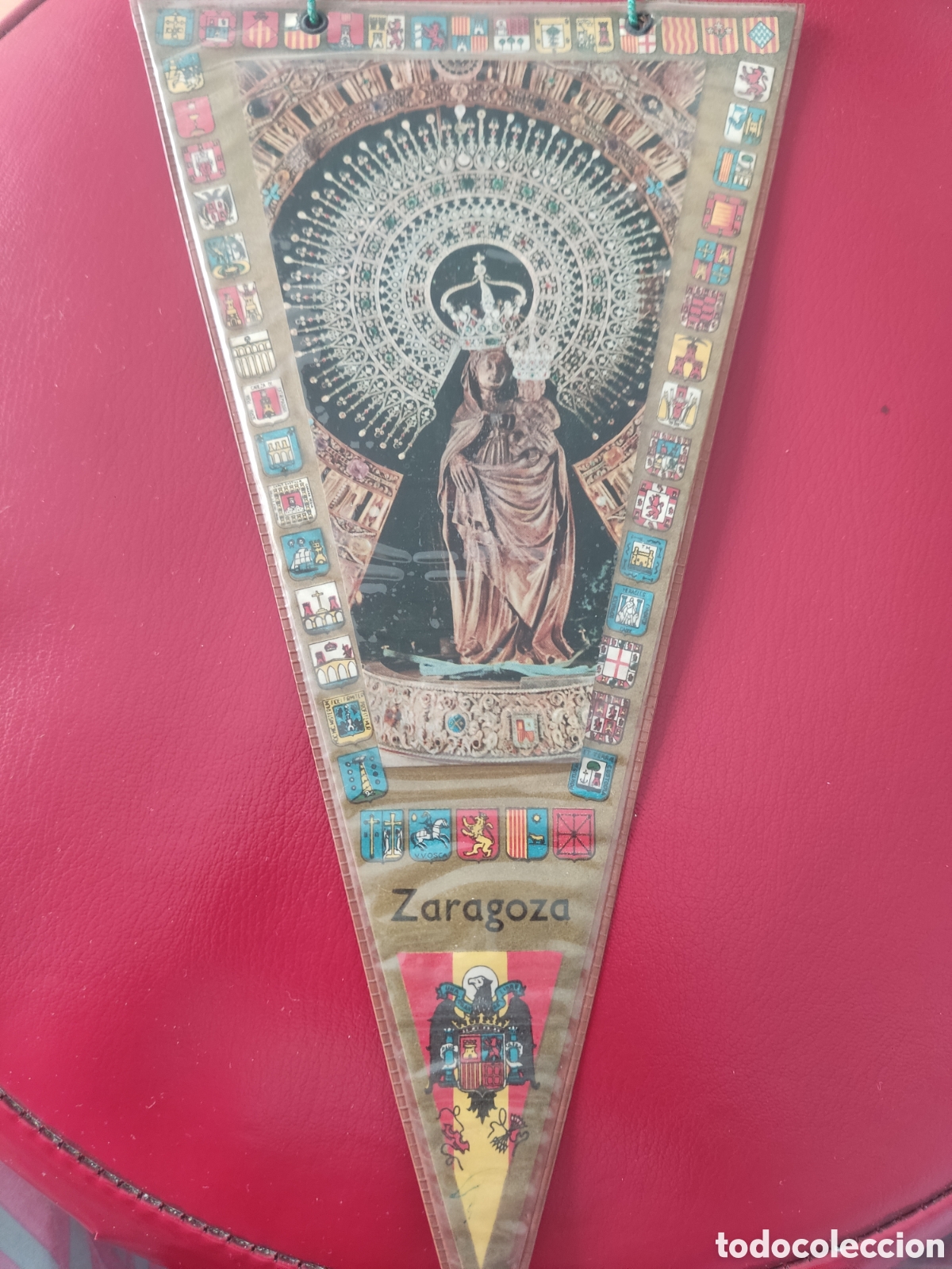 Galhardetes de cole&ccedil;&atilde;o: Bander&iacute;n Virgen del Pilar a&ntilde;os 60