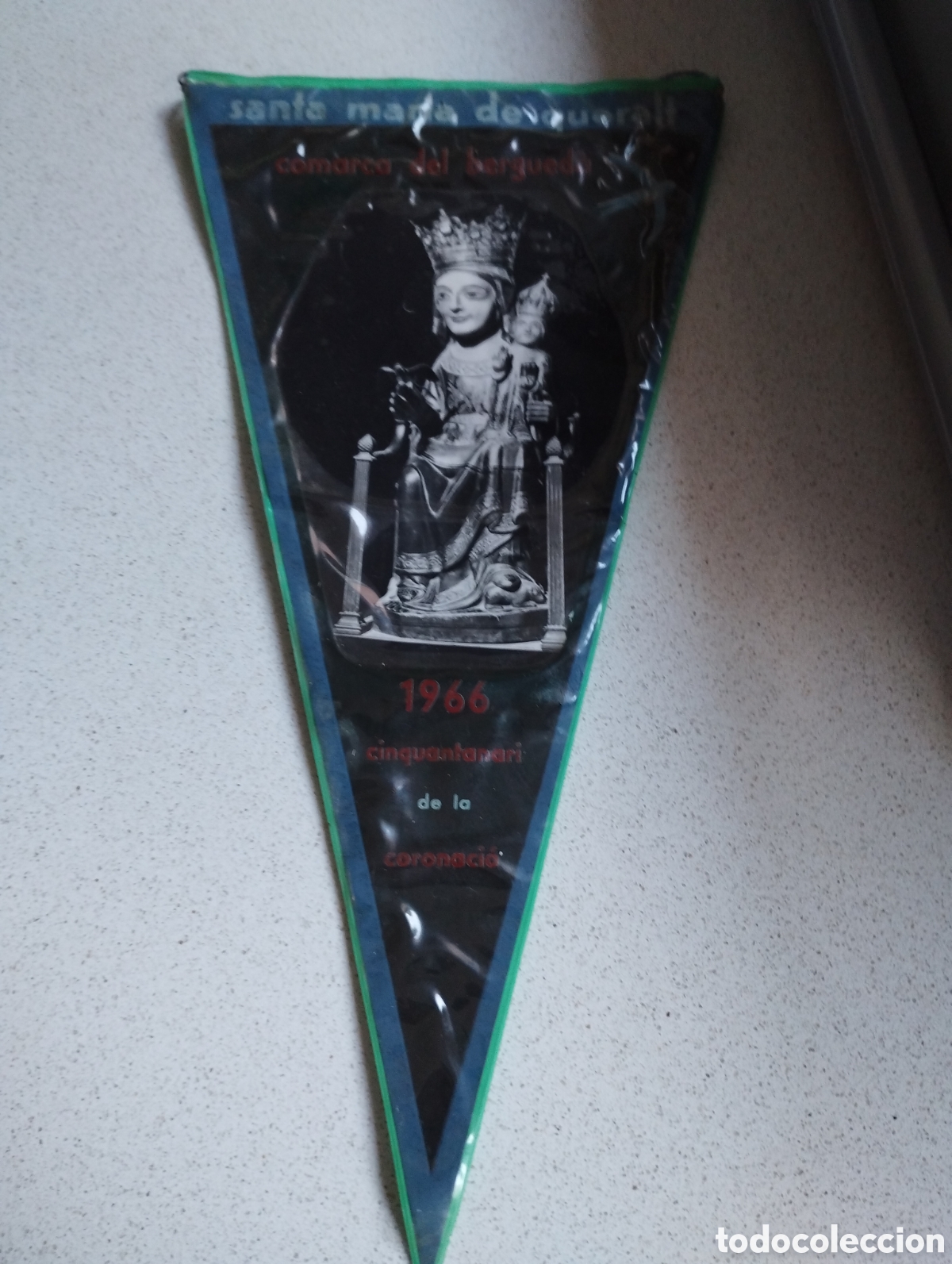 Collection pennants: Bander&iacute;n Santa Mar&iacute;a de queralt a&ntilde;o 1966