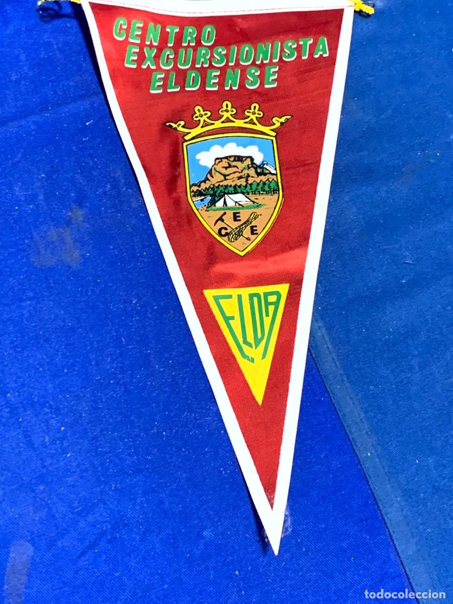 Banderines de colecci&oacute;n: BANDERIN CENTRO EXCURSIONISTA ELDENSE ELDA 13X27CMS - Foto 1