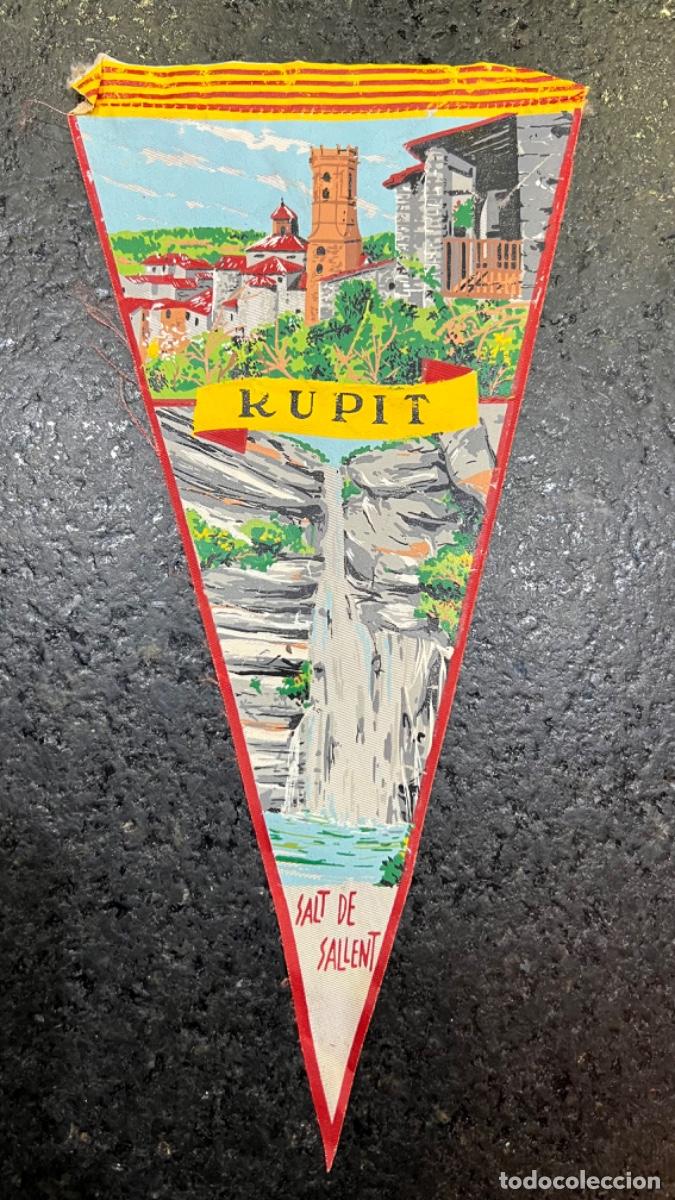 Galhardetes de cole&ccedil;&atilde;o: BANDERIN RUPIT, SALT DE SALLENT BARCELONA A&Ntilde;OS 60