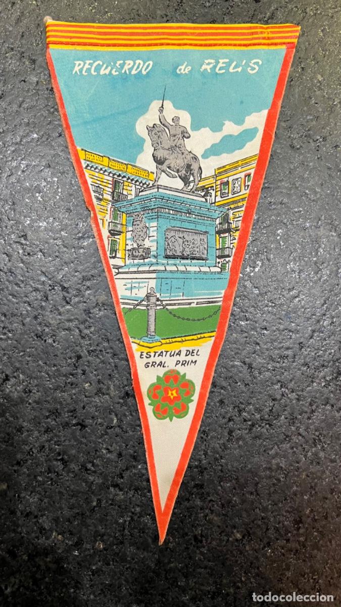 Galhardetes de cole&ccedil;&atilde;o: BANDERIN RECUERDO DE REUS BARCELONA A&Ntilde;OS 60