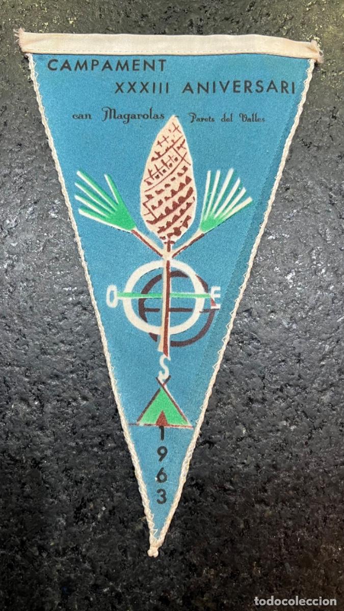 Galhardetes de cole&ccedil;&atilde;o: BANDERIN VI MARXA SOCIAL DE REGULARITAT, MUNTANYA PARETS DEL VALLES ,BARCELONA 1963