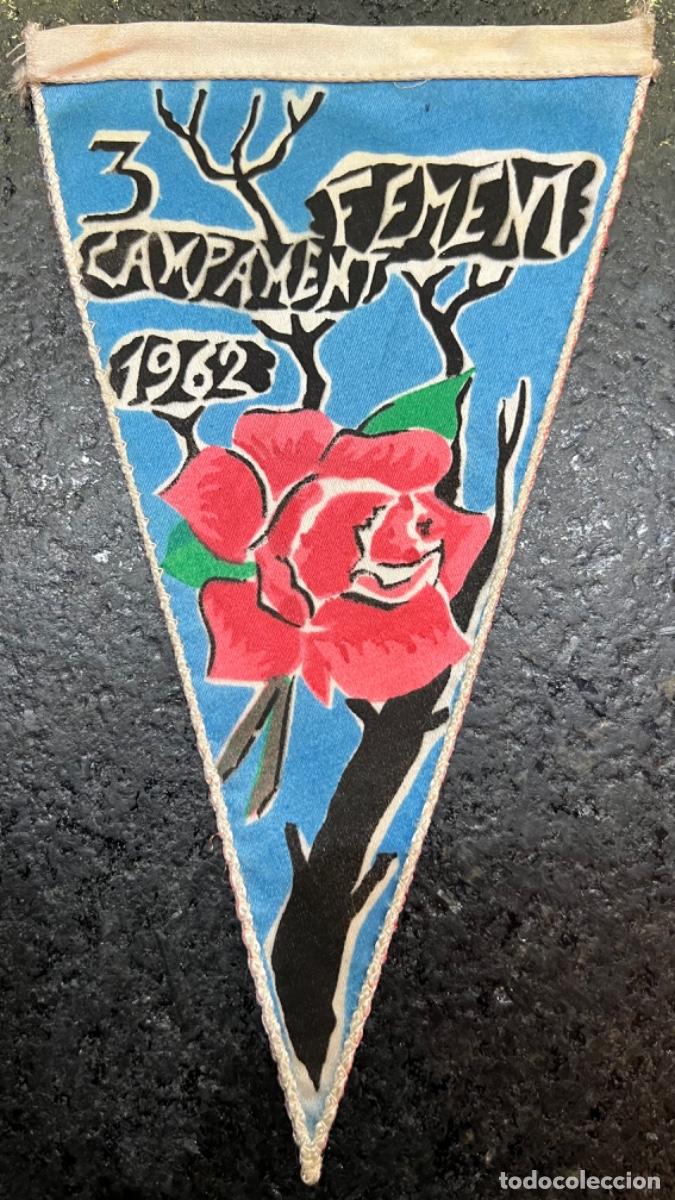 Banderines de colecci&oacute;n: BANDERIN ANTIGUO CENTRE EXCURSIONISTA ISARD 1962