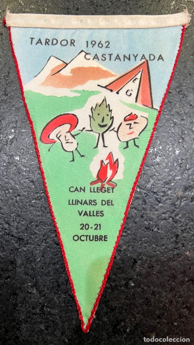 Banderines de colecci&oacute;n: BANDERIN ANTIGUO AGRUPACIO EXCURSIONISTA GRANOLLERS, TARDOR, CASTANYADA 1962