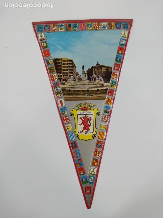 Banderines de colecci&oacute;n: BANDER&Iacute;N DE LE&Oacute;N. CAR150 - Foto 1