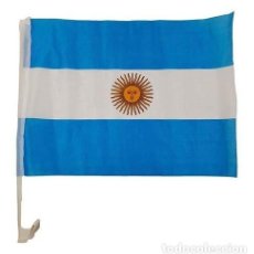 Banderines de colección: BANDERA ARGENTINA PARA AUTO MASTIL PREMIUM. Lote 401576324