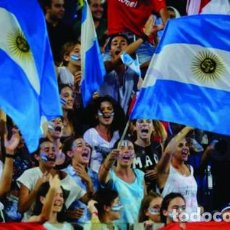 Banderines de colección: BANDERAS ARGENTINA MUNDIAL MODULOS DE 50 X 100 FULL COLOR. Lote 403089124