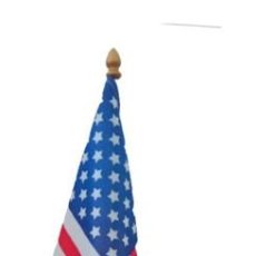 Banderines de colección: BANDERA ESTADOS UNIDOS USA MASTIL EEUU ESCRITORIO DESPACHOS. Lote 403102759