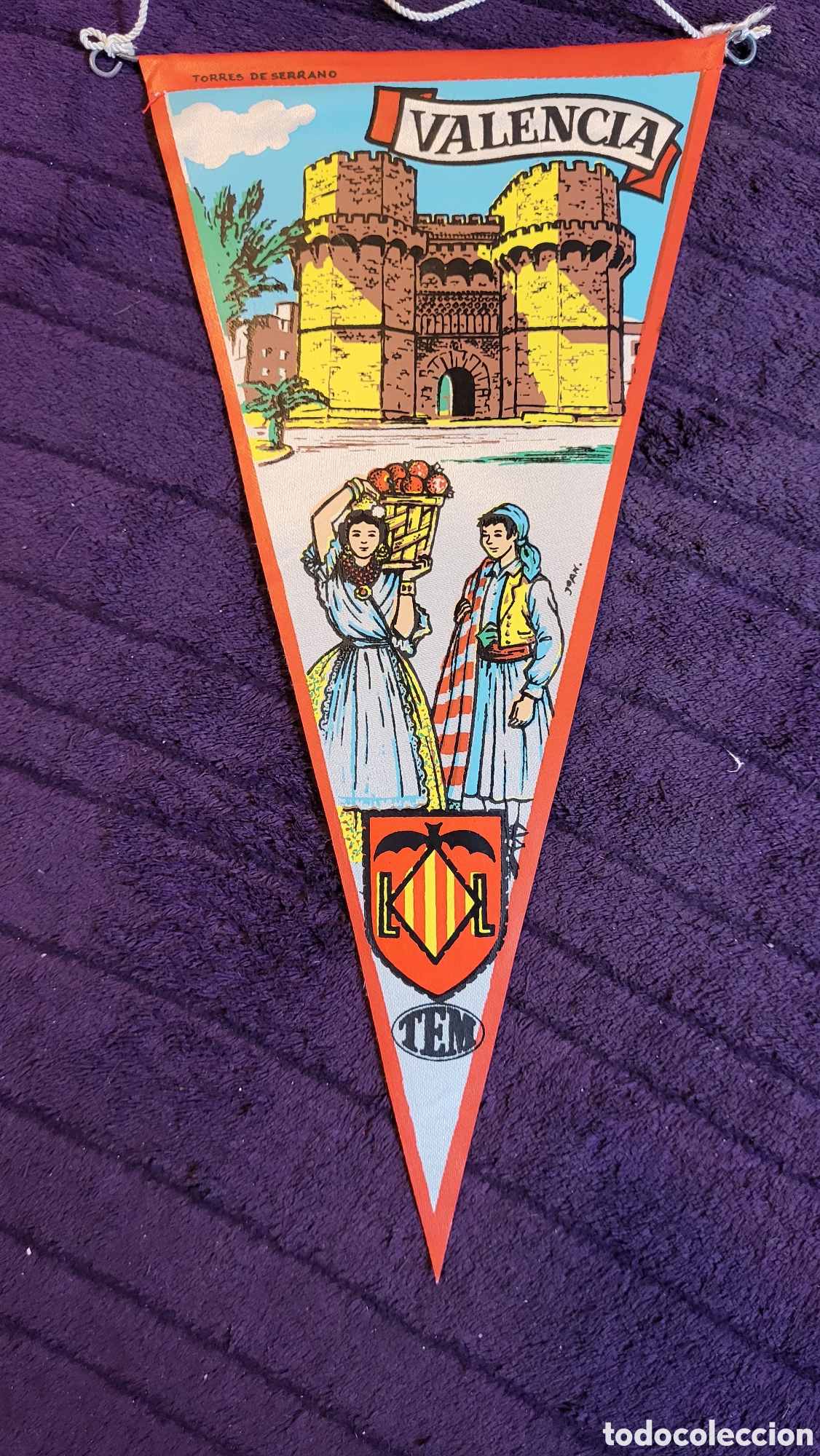 Banderines de colecci&oacute;n: Banderin Valencia - Foto 1