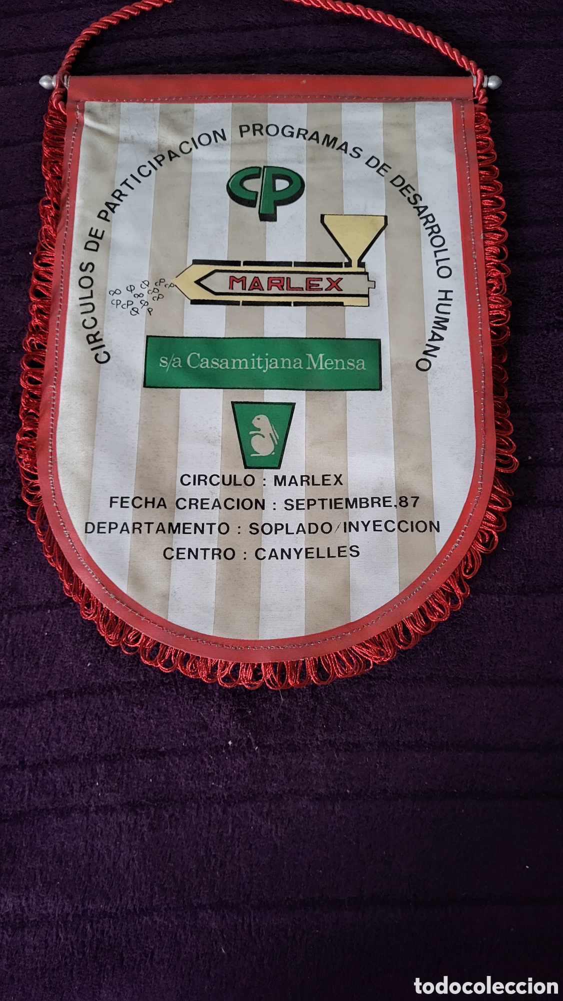 Banderines de colecci&oacute;n: Bander&iacute;n Marlex CP. programas de desarrollo Humano - Foto 1