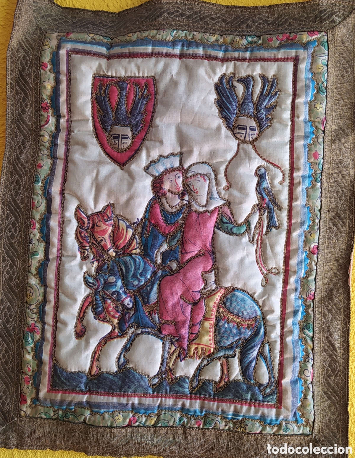 Bandierine di collezione: ESTANDARTE ARTESANO ANTIGUO C&Oacute;DICE MANESSE