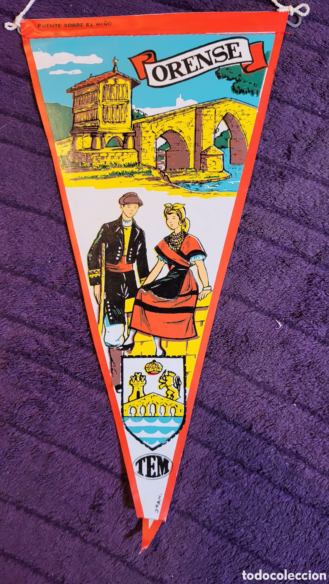 Banderines de colecci&oacute;n: Bander&iacute;n Orense - Foto 1