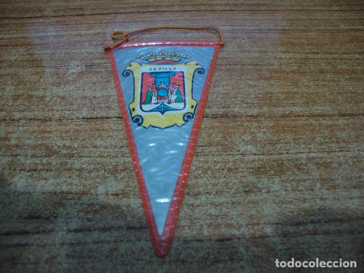 Galhardetes de cole&ccedil;&atilde;o: MINI BANDERIN ESCUDO SEVILLA