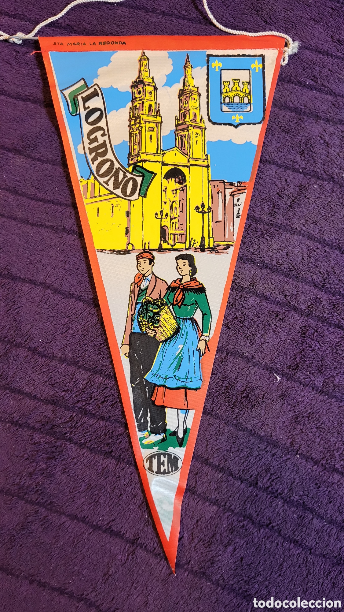 Banderines de colecci&oacute;n: Bander&iacute;n Logro&ntilde;o - Foto 1