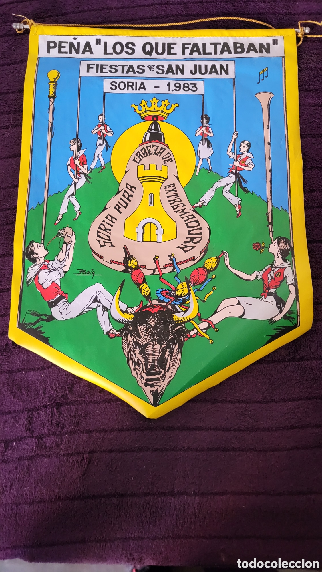 Fanions de collection: Banderin Pe&ntilde;a los q Faltaban