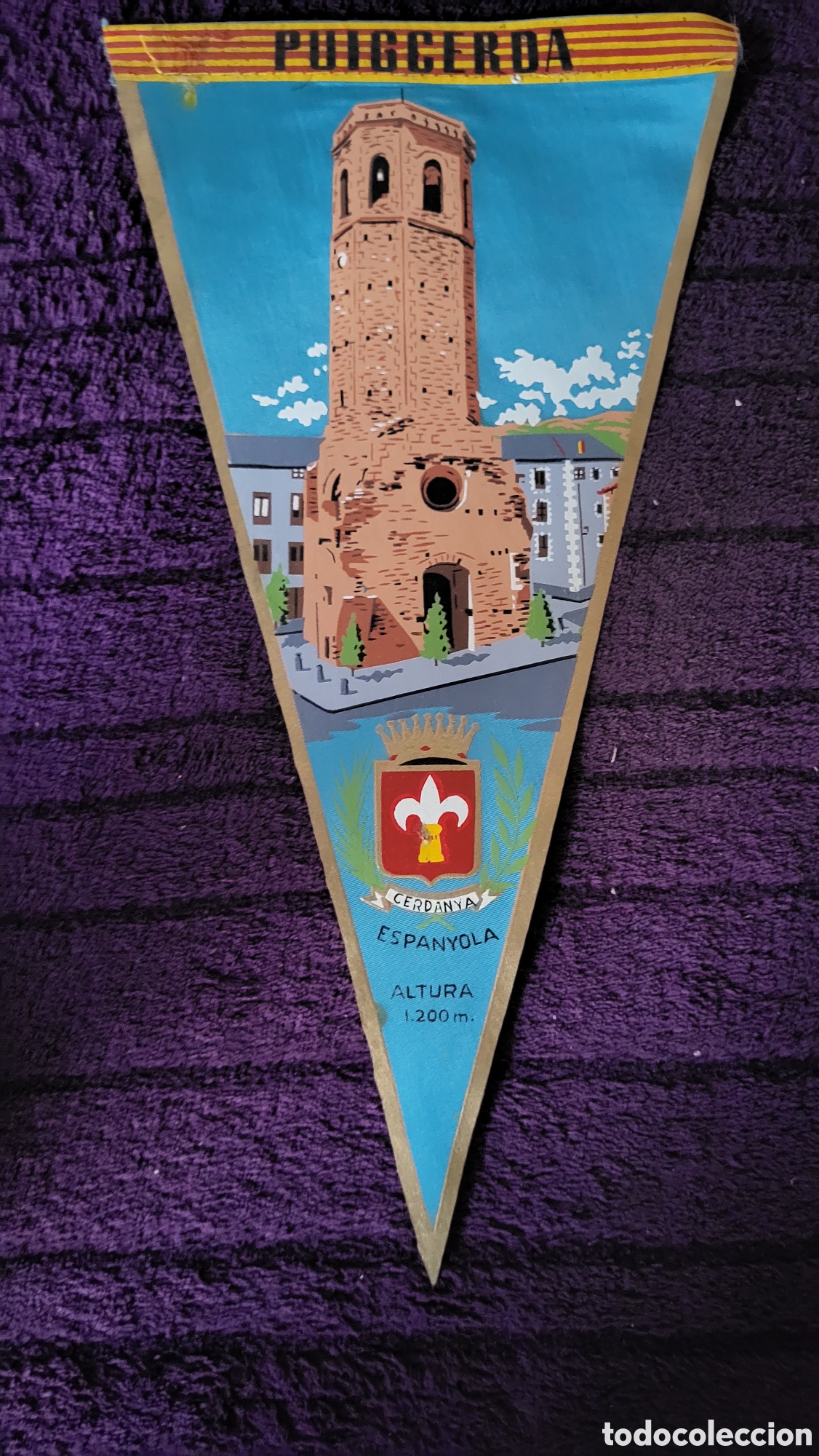 Banderines de colecci&oacute;n: Bander&iacute;n Puigcerda - Foto 1