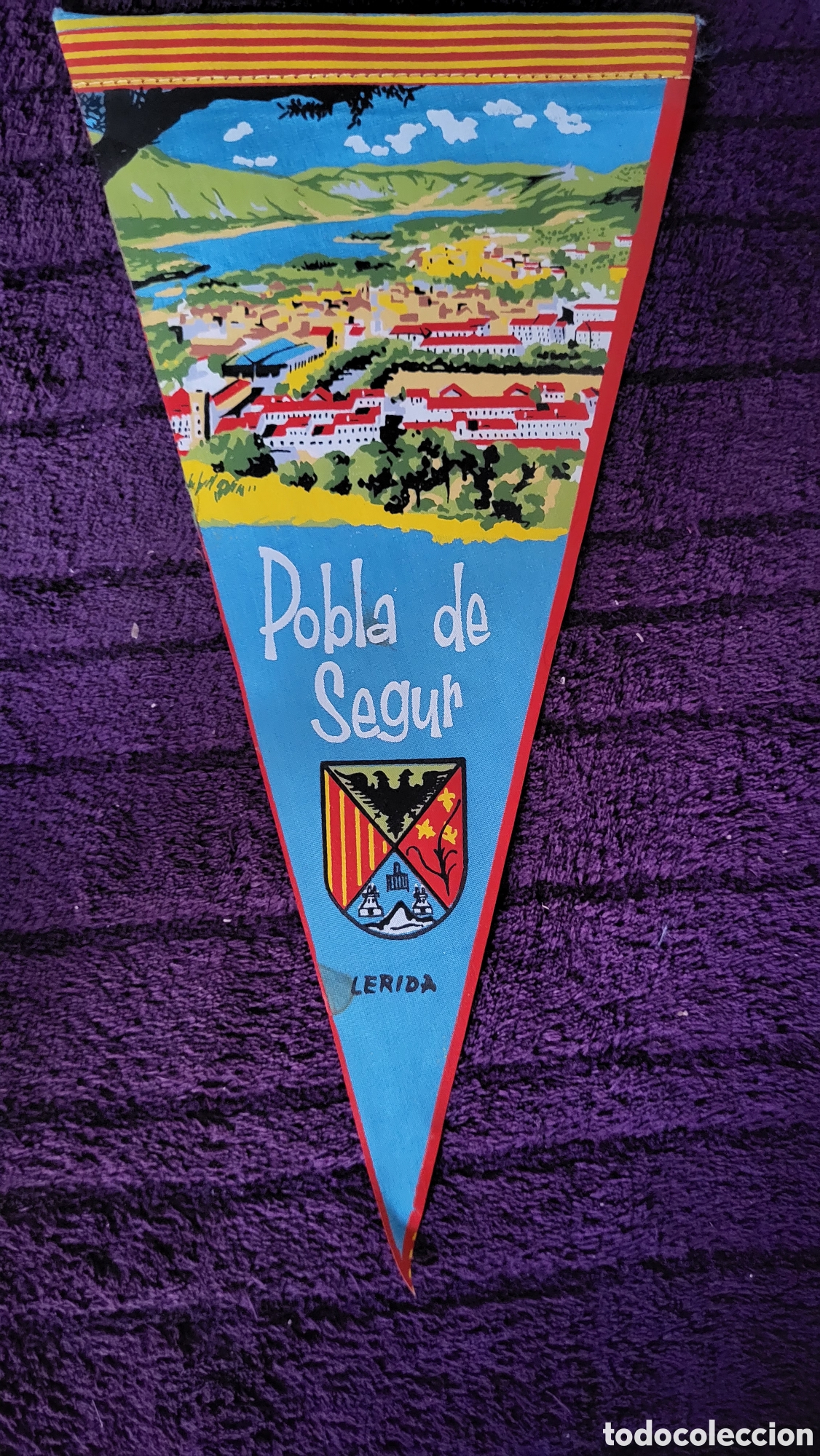 Banderines de colecci&oacute;n: Bander&iacute;n Pobla de Segur - Foto 1